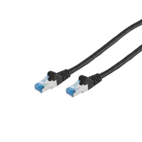 Shiverpeaks Patchkabel CAT6a RJ45 S/FTP 3m Black - Netzwerk - CAT 6a