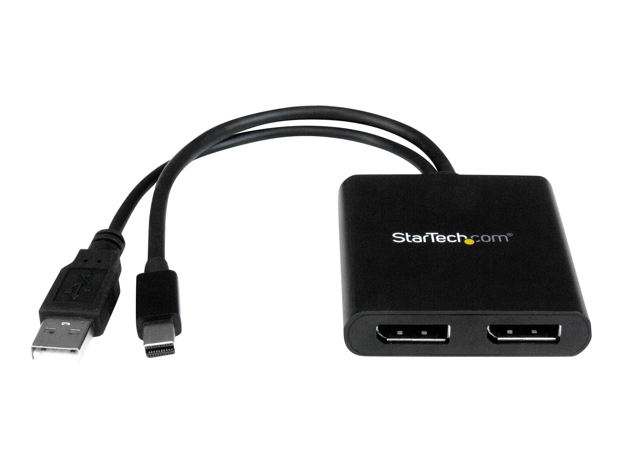 StarTech MST Hub - Mini DisplayPort auf 2x Displayport - Multi Stream Transport Hub - mDP 1.2 auf DP - Video-Verteiler - 2 x DisplayPort - Desktop