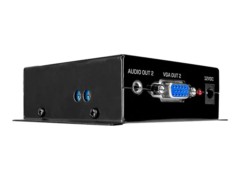 Lindy Cat.6 2 Port VGA Receiver - Erweiterung für Video/Audio - Empfänger - bis zu 300 m
