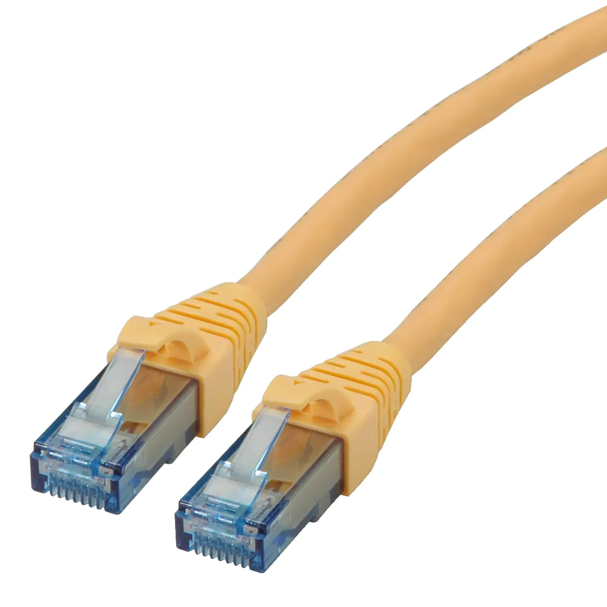 Roline - Patch-Kabel - RJ-45 (M) bis RJ-45 (M) - 3 m - UTP - CAT 6a - halogenfrei, geformt, verseilt - Gelb