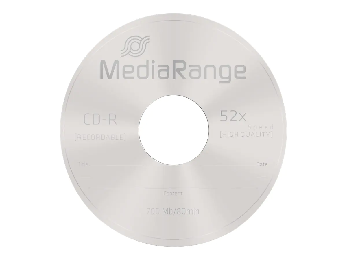 MEDIARANGE 25 x CD-R - 700 MB (80 Min) 52x MR201