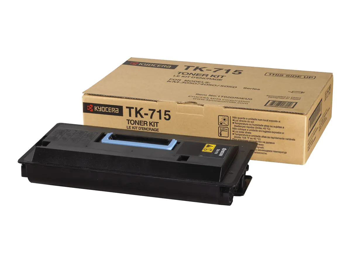 Kyocera TK 715 - Schwarz - original - Tonersatz 1T02GR0EU0
