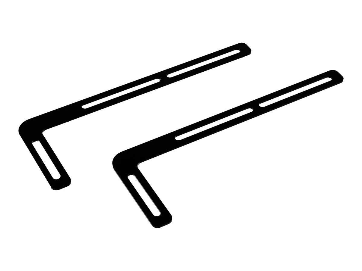 Vogel’s SOUND 1250 - Montagekomponente (2 Soundbar-Halterungen) - für Audio-System - Schwarz - hinter Flatpanel