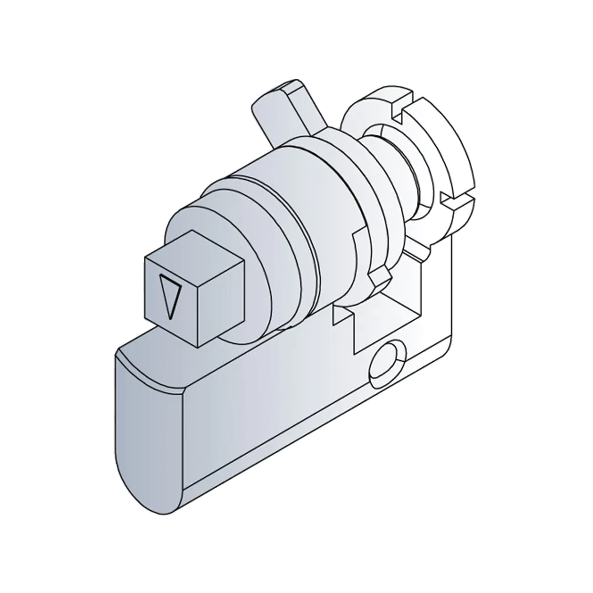 SCHROFF ZYLINDER 8MM SQUARE BIT 27230063