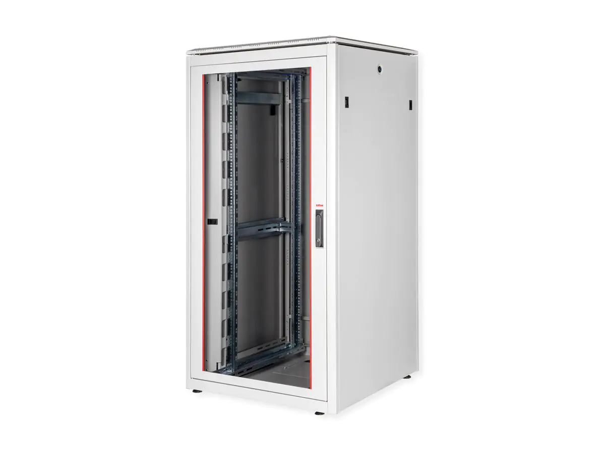 ROLINE Pro - Schrank Netzwerkschrank - mit Glastür, 800 x 800 mm (B x T) 26.21.0058