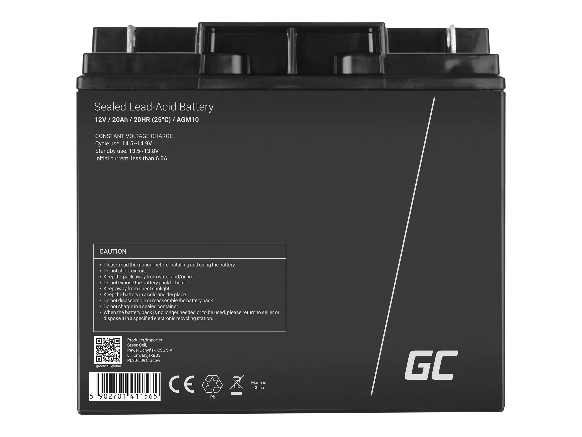 Green Cell USV-Akku - 1 x Batterie - ventilgeregelte Bleisäure (VRLA)