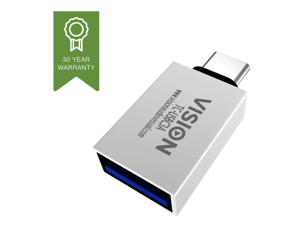 Vision - USB-Adapter - USB-C (M) bis USB Typ A (W) - USB 3.1 Gen 2 - weiß