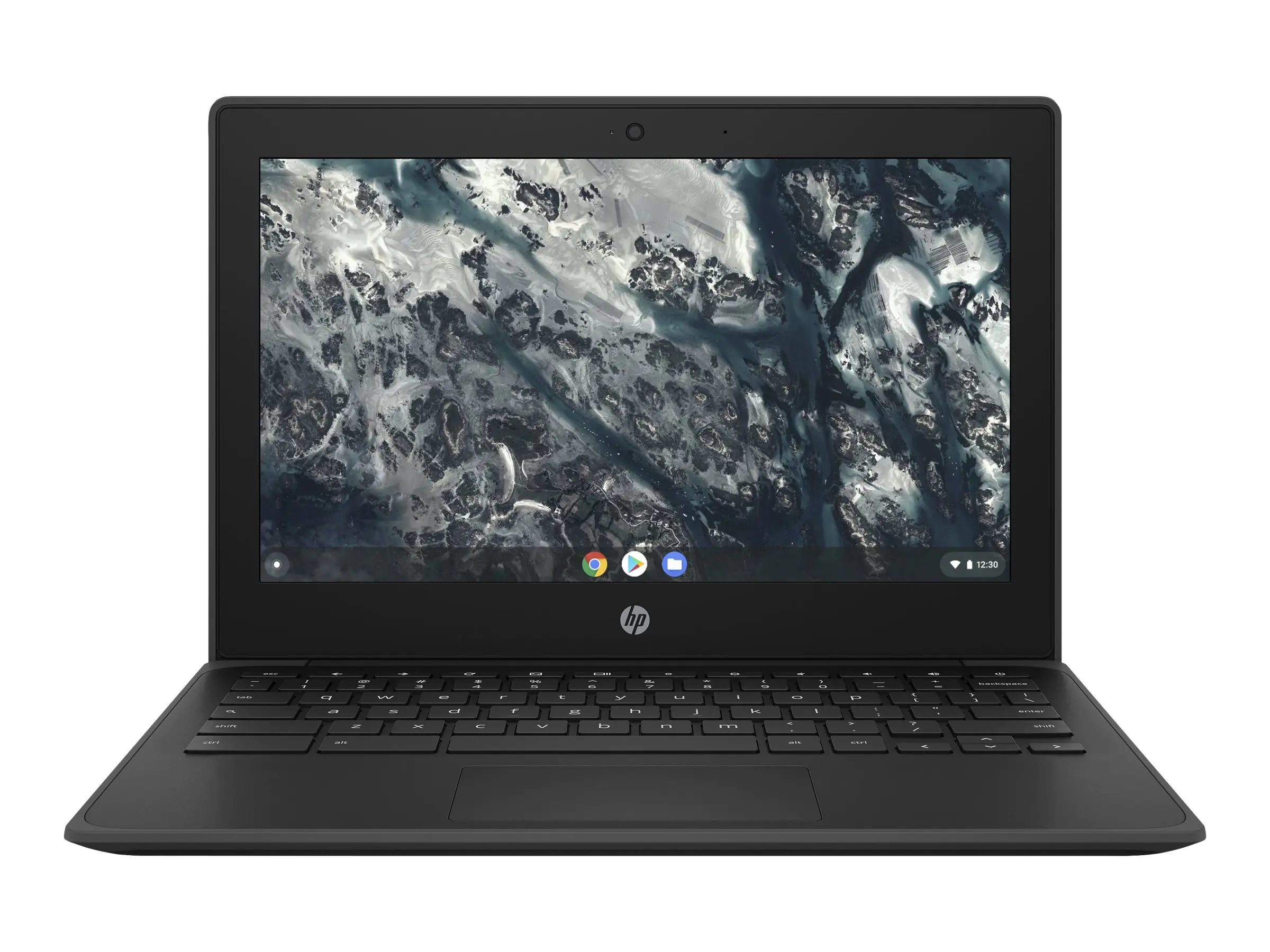 HP Chromebook 11MK G9 Education Edition - Kompanio 500 MT8183 / 2 GHz - Chrome OS - Mali-G72 MP3 - 4 GB RAM - 64 GB eMMC - 29.46 cm (11.6") IPS 1366 x 768 (HD) - Wi-Fi 5 - kbd: Deutsch