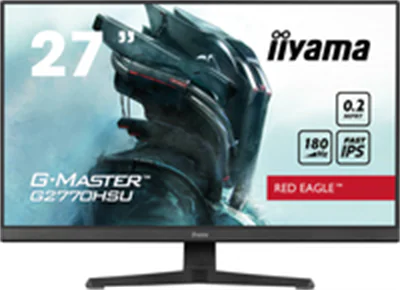 Iiyama G-MASTER Red Eagle G2770HSU-B6 - LED-Monitor - Gaming - 68.6 cm (27") - 1920 x 1080 Full HD (1080p) @ 180 Hz - Fast IPS - 300 cd/m² - 1000:1 - 0.2 ms - HDMI, DisplayPort - Lautsprecher - Schwarz, Matte