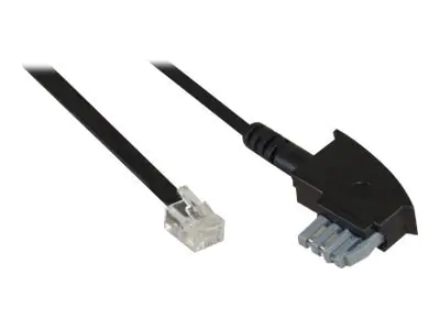 InLine - Netzwerkkabel - RJ-12 (M) zu TAE-N (M) - 15 m