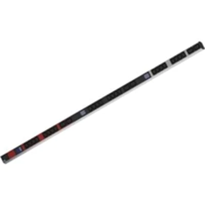 Bachmann BlueNet BN0500 - Stromverteilungseinheit - Wechselstrom 400 V - Ausgangsanschlüsse: 30 (6 x IEC 60320 C19, 24 x IEC 60320 C13) - 3 m