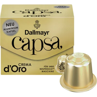 Dallmayr Crema d'Oro, Kaffeekapsel, Kaffee, Nespresso, 10 Stück(e) 112000000