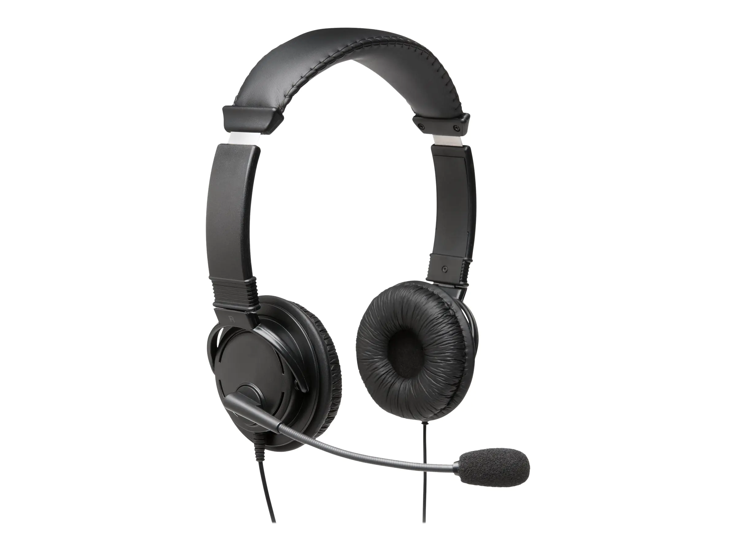 Kensington USB Hi-Fi Headphones with Mic - Headset - On-Ear - kabelgebunden - USB-A - Schwarz