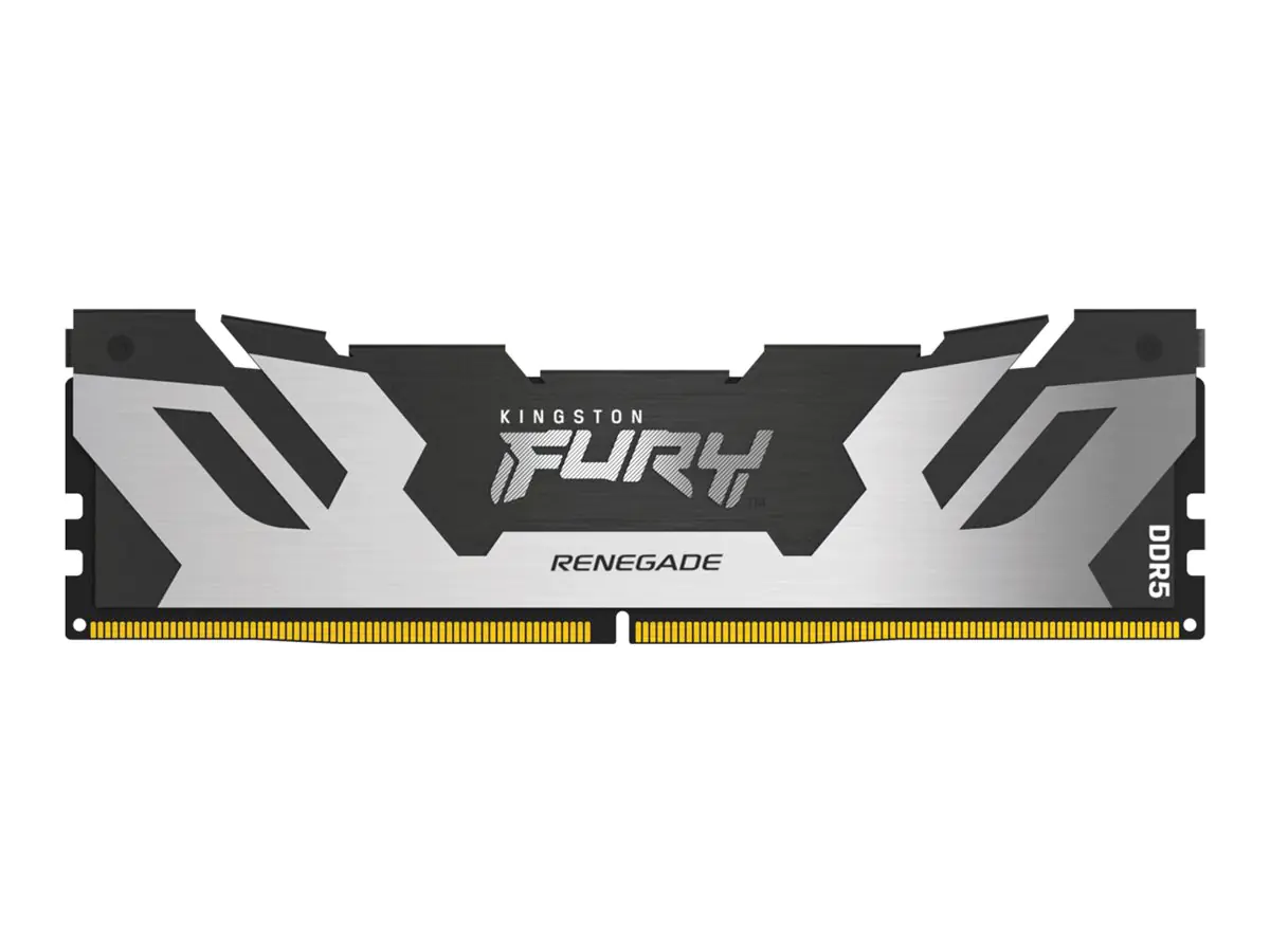 Kingston FURY Renegade - DDR5 - Modul - 48 GB - DIMM 288-PIN - 6400 MT/s / PC5-51200 - CL32 - 1.4 V - ungepuffert - non-ECC - Schwarz, Silber