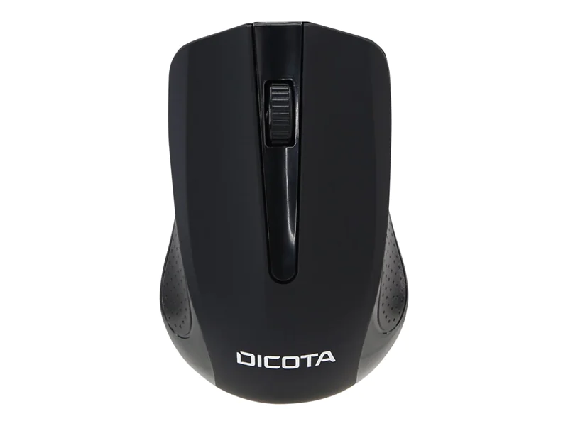 DICOTA Comfort - Maus - Laser - kabellos - kabelloser Empfänger (USB) - Schwarz