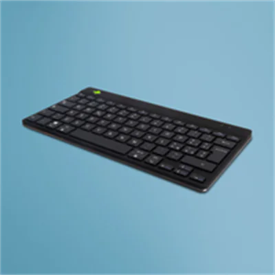 R-Go Compact Break - Tastatur - mit integrierter Pauseanzeige - kabellos - Bluetooth 5.0 - QWERTY - Italienisch - Schwarz