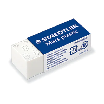 STAEDLER Radierer Mars Plastic mini 526 53 PVC weiß