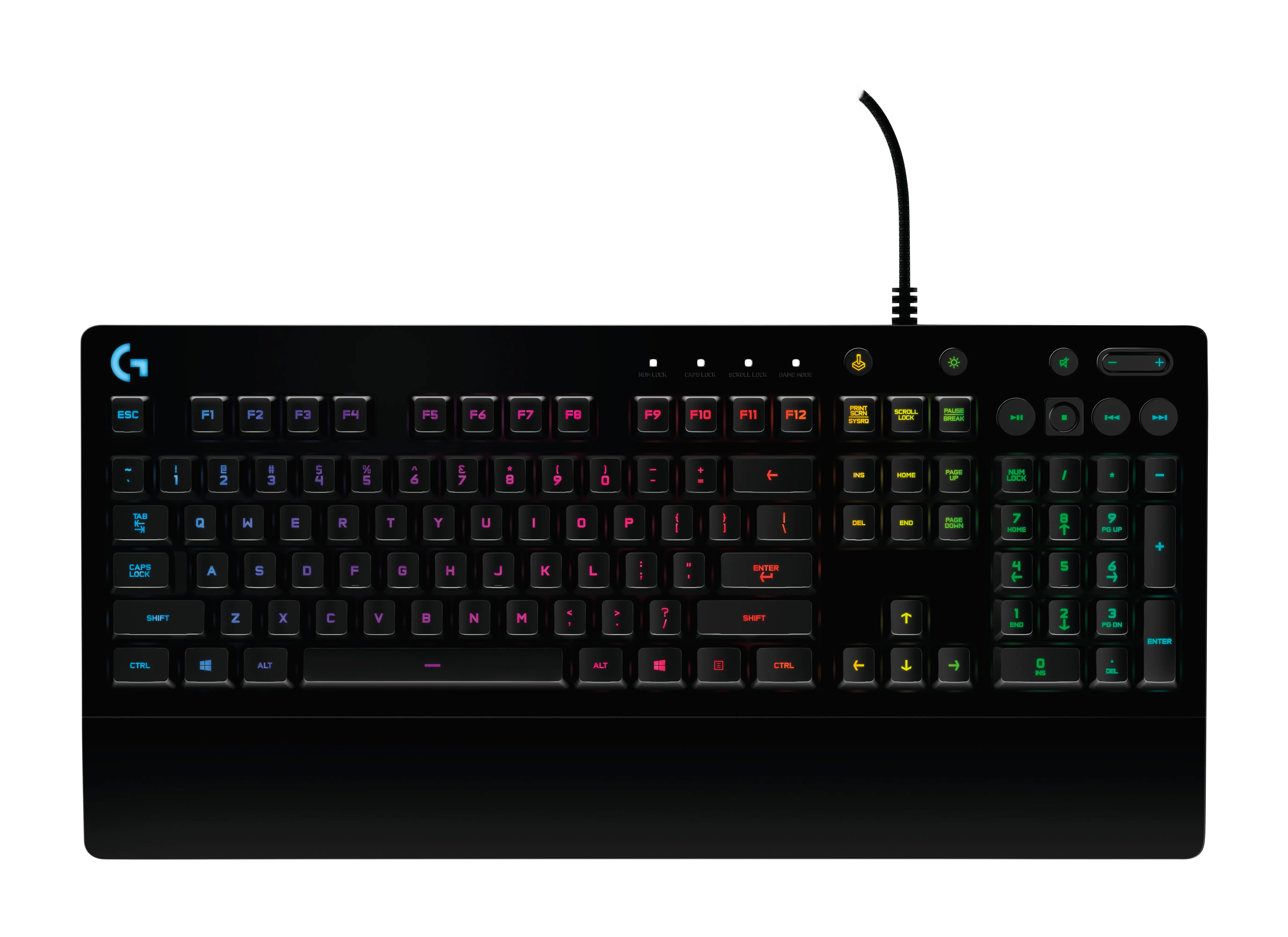 Logitech Prodigy G213 - Tastatur - hintergrundbeleuchtet - USB - Deutsch