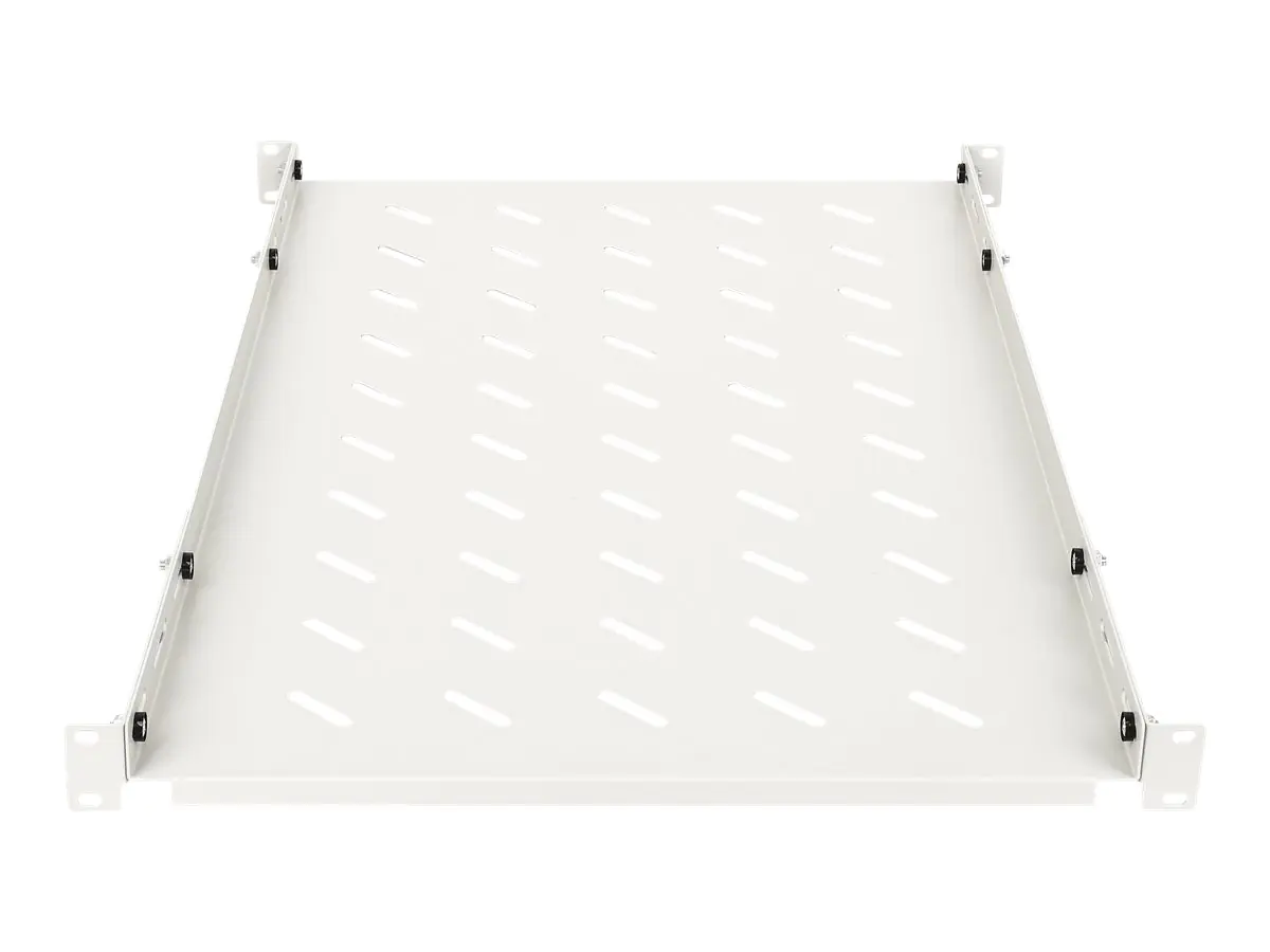 Intellinet - Rack - Regal - mit variablen Schienen, feste Montage - Grau, RAL 7035 - 1U - 48.3 cm (19")