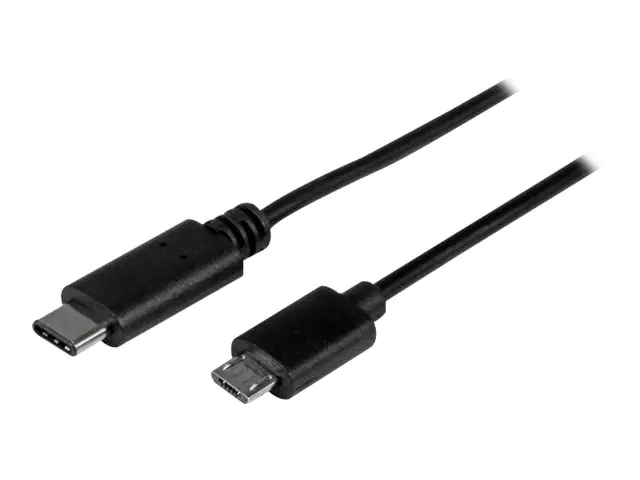 StarTech USB 2.0 USB-C auf Micro-B Kabel - 1m - USB C zu Micro B Anschlusskabel - USB-Kabel - 24 pin USB-C (M) zu Micro-USB Typ B (M) - USB 2.0 - 1 m - Schwarz - für P/N: HB30A3A1CFB, HB30A3A1CSFS, HB30C3A1CFB, HB30C3A1CFS