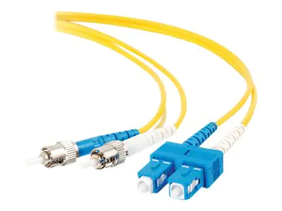 Origin Storage - Netzwerkkabel - SC Single-Modus (M) zu ST Einzelmodus (M) - 30 m - Glasfaser - Duplex - 9/125 Mikrometer - OS2 - Gelb