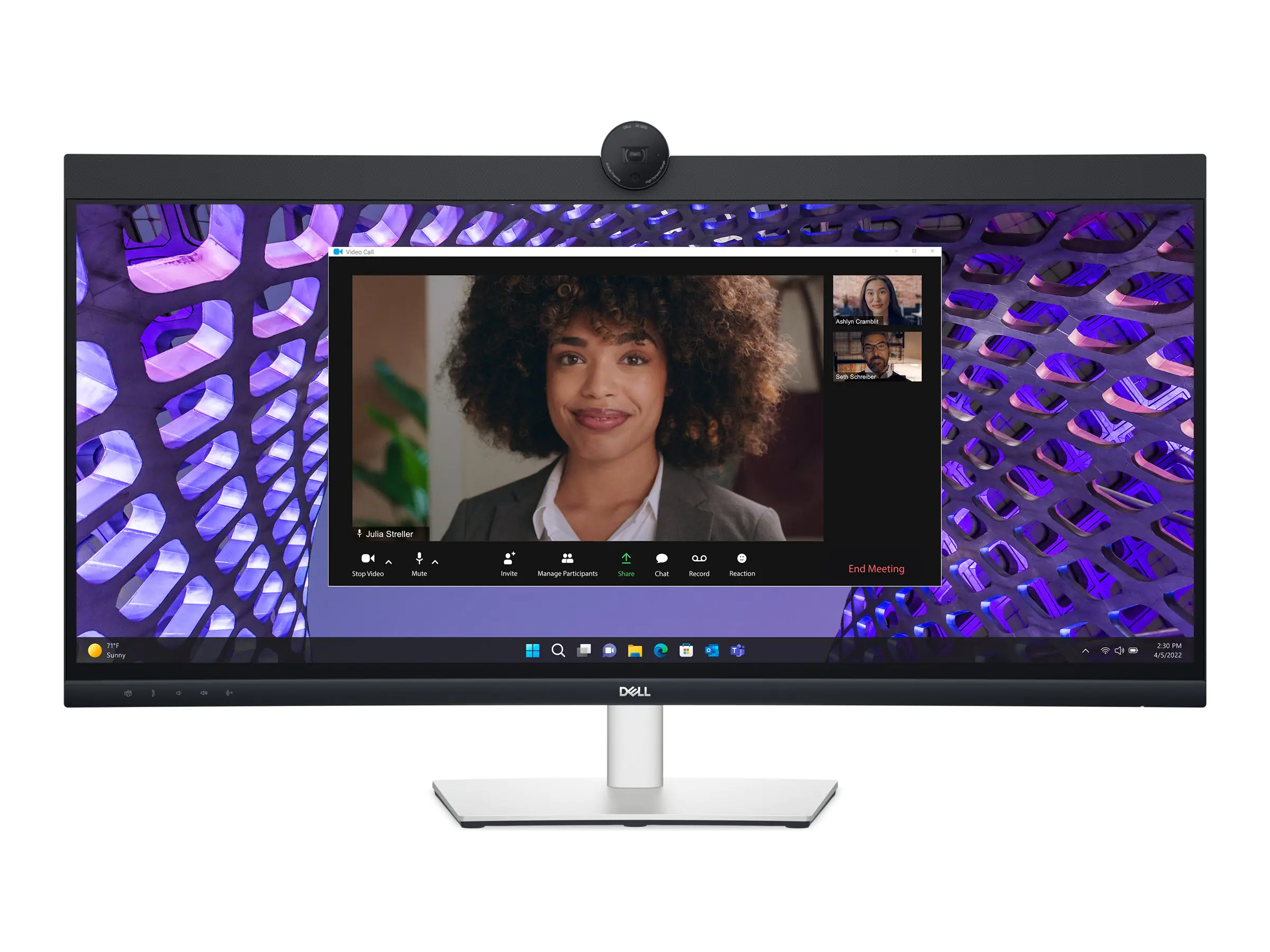 Dell P3424WEB - LED-Monitor - gebogen - 86.4 cm (34") (34.14" sichtbar) - 3440 x 1440 WQHD @ 60 Hz - IPS - 300 cd/m² - 1000:1 - 5 ms - HDMI, DisplayPort - mit 3 Jahre eingeschränkte Hardware-Garantie mit Advanced Exchange Service und Premium Panel Exchang