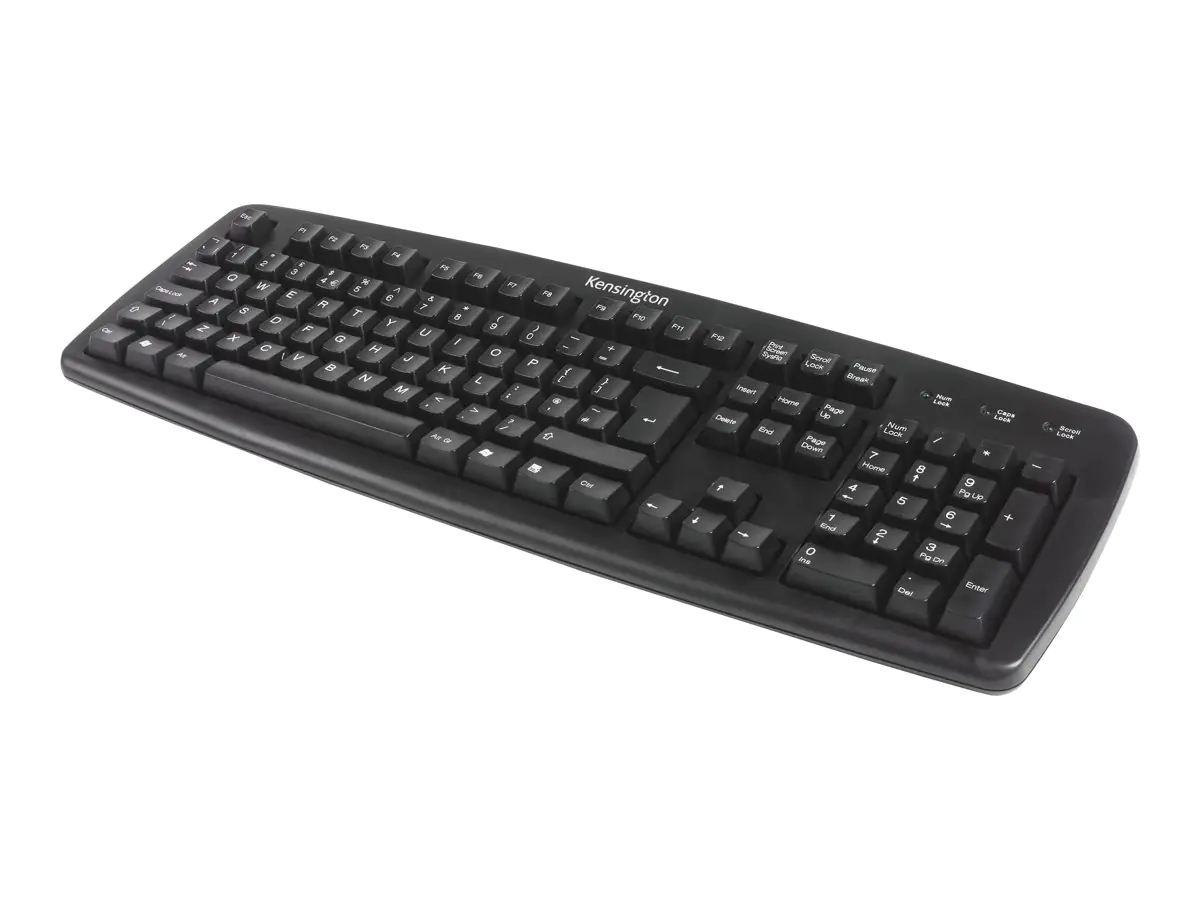 Kensington ValuKeyboard - Tastatur - USB - Deutsch - Schwarz