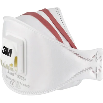 3M Atemschutzmaske AuraT 9332+ Einweg FFP3 EN 149:2001 + A1:2009 2 St./Pack.