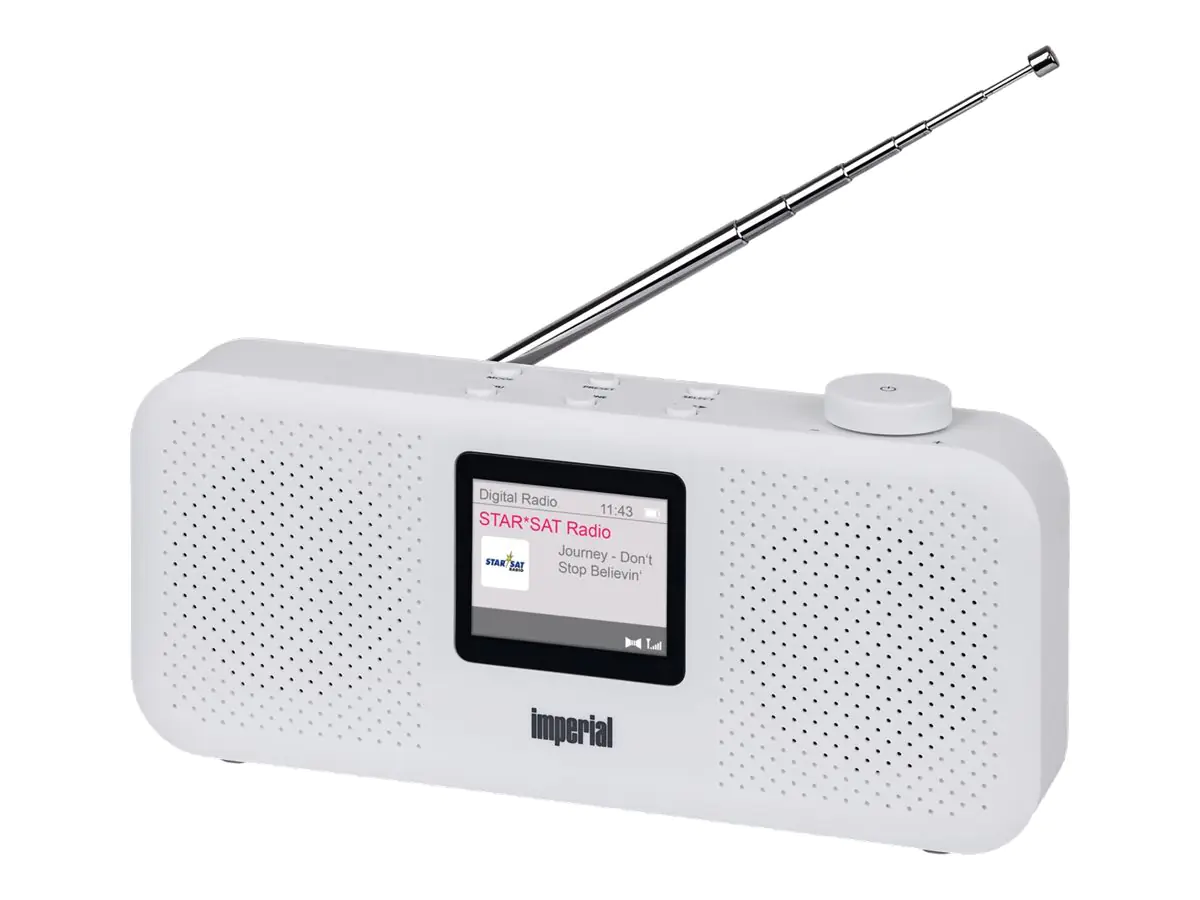 Imperial DABMAN 16 - Tragbares DAB-Radio - weiß