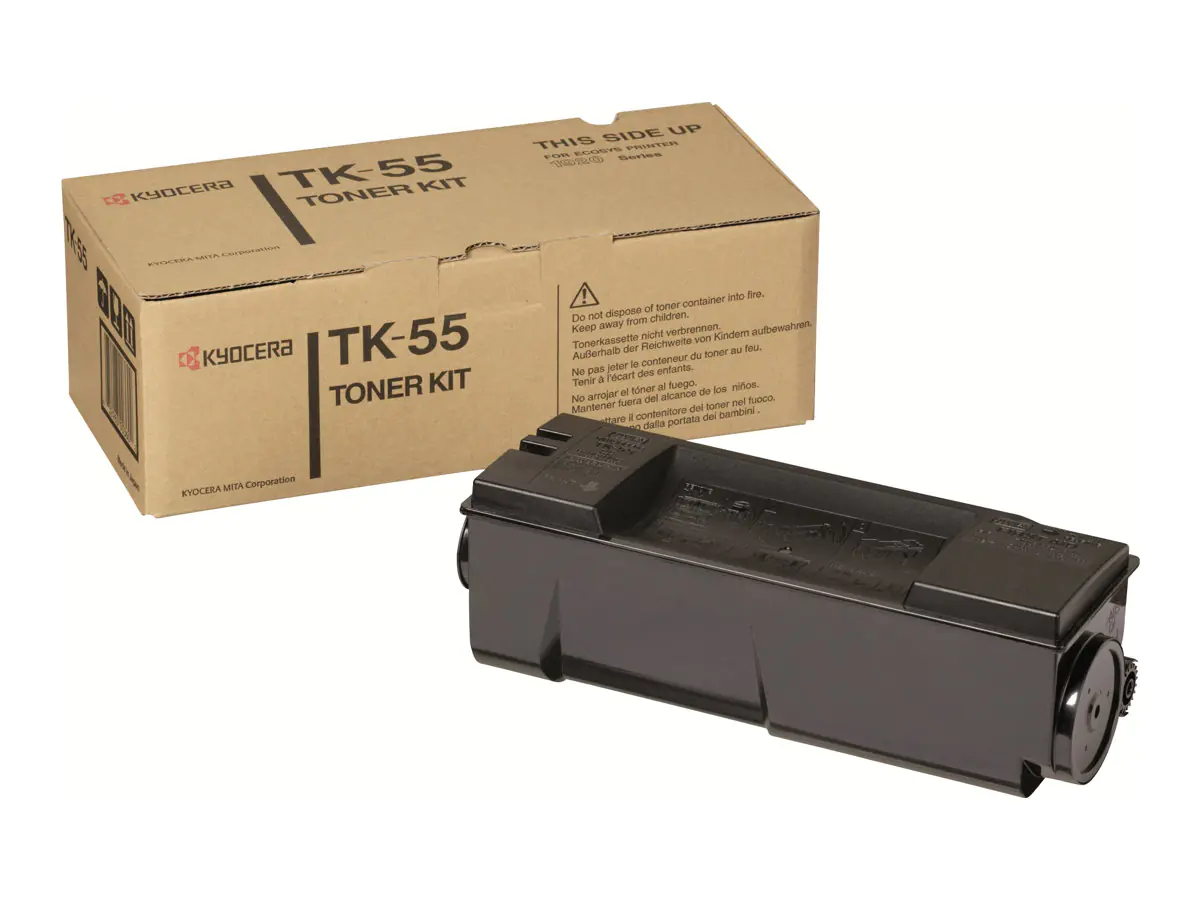 Kyocera TK 55 - Schwarz - Original - Tonerpatrone - für FS-1920, 1920D, 1920D/KL3, 1920DN, 1920DN/KL3, 1920DTN, 1920N, 1920T, 1920TN