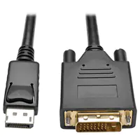 Eaton P581-006-V2 DisplayPort 1.2 auf aktives DVI-Adapterkabel - DP mit Verriegelungen auf DVI (