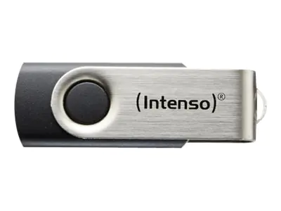 Intenso Basic Line - USB-Flash-Laufwerk - 32 GB - USB 2.0 - Black Silver
