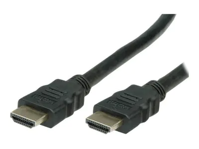 VALUE HDMI Ultra HD with Ethernet - HDMI-Kabel mit Ethernet - HDMI männlich zu HDMI männlich - 3 m - Doppelisolierung - Schwarz