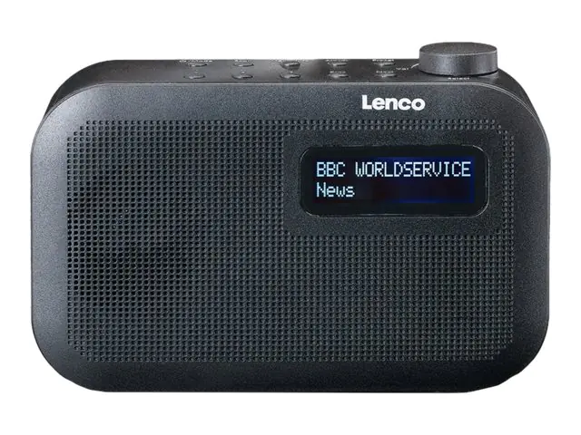 Lenco PDR-016 - Tragbares DAB-Radio - 2 Watt - Schwarz