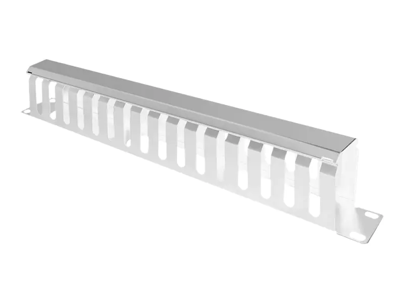 VALUE - Kabelmanagement - Vorderseite - Hellgrau, RAL 7035 - 1U - 48.3 cm (19")