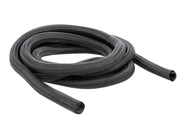 Delock - Geflechtschlauch - 10 m - Schwarz