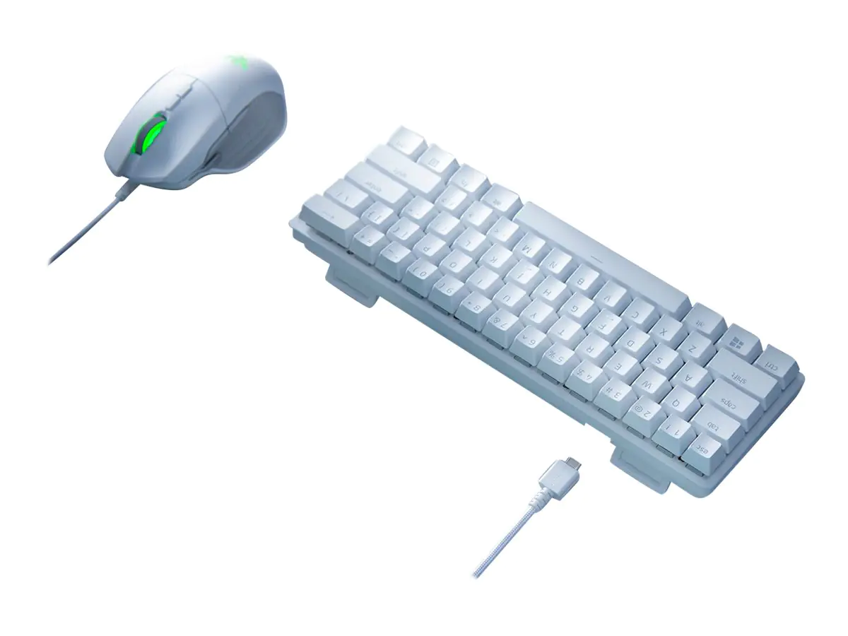 Razer Huntsman Mini - Tastatur - Hintergrundbeleuchtung - USB - USA - Tastenschalter: Razer Linear Optical - Quecksilber