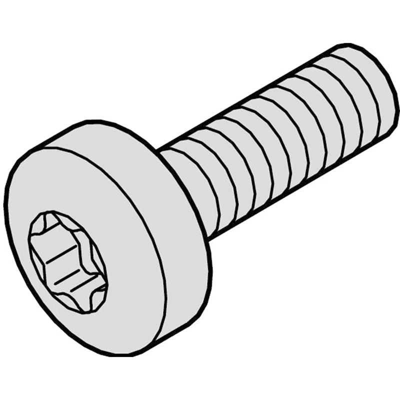 SCHROFF Torx Linsenkopfschraube - NTS MS LINSHR M4X10 100STK (24571372)