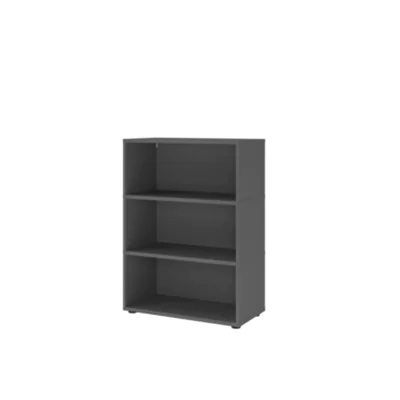 Hammerbacher Regal FlexWall 800 x 1.100 x 400 mm (B x H x T) 28kg Holz graphit