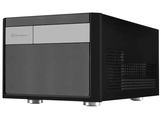 SilverStone SUGO SG11 - Tower - micro ATX - keine Spannungsversorgung (ATX / PS/2) SST-SG11B
