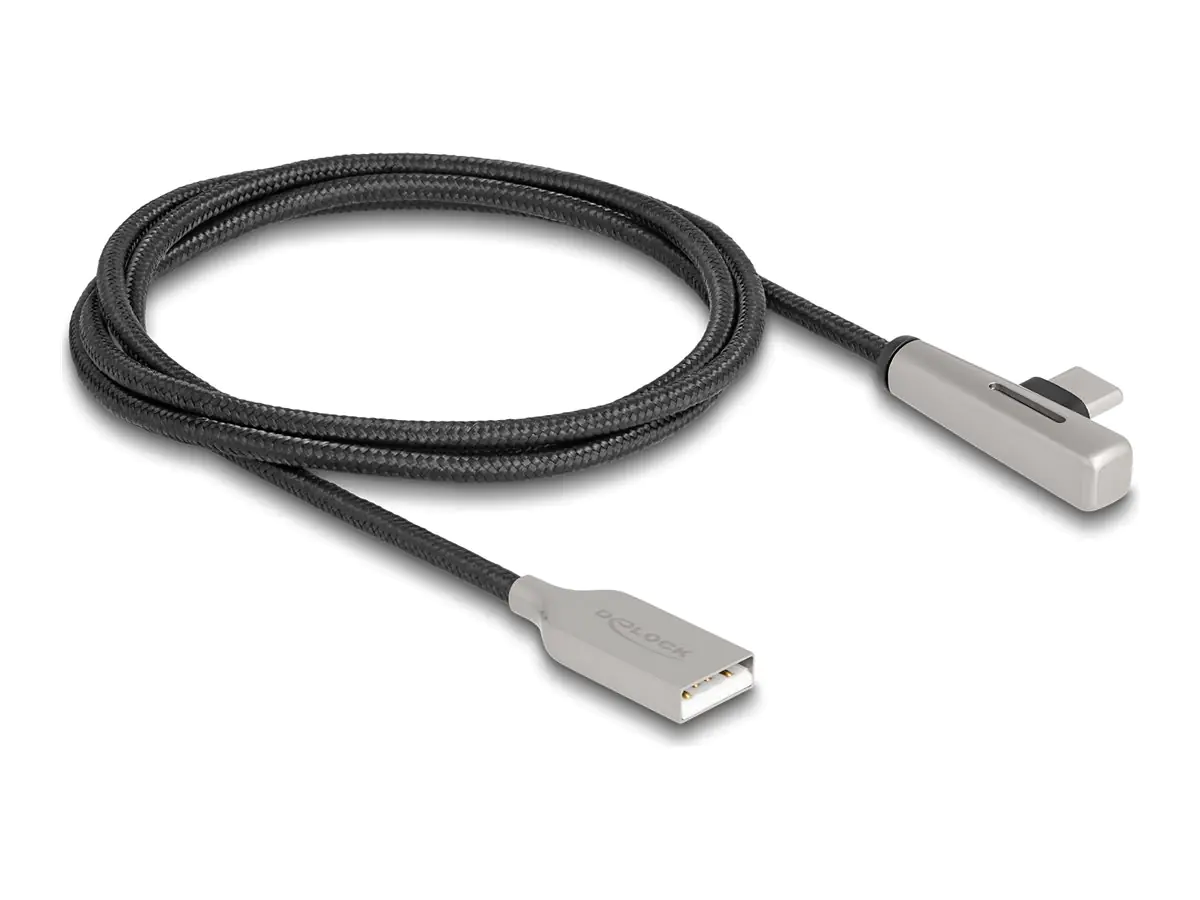 Delock USB-Kabel - USB (M) zu USB-C (M) gewinkelt