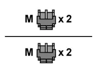 Helos - Patch-Kabel - E2000 Multi-Mode (M) zu E2000 Multi-Mode (M) - 3 m - Glasfaser - Duplex - 50/125 Mikrometer - OM3 - Aquamarin