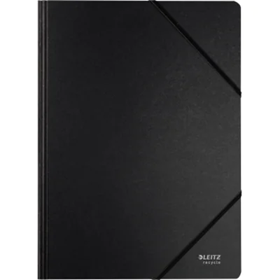 Leitz Eckspanner recycle DIN A4 Karton, 100 % recycelbar schwarz