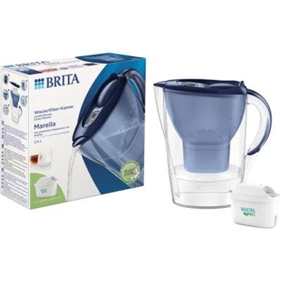 BRITA Filterkaraffe Marella 2,4l blau