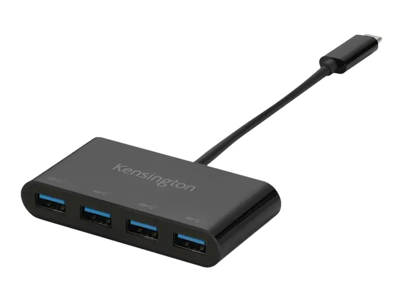 Kensington CH1200 - Hub - USB-C, 10 Gbps, 4-Port Hub - 4 x SuperSpeed USB 3.0 - Desktop