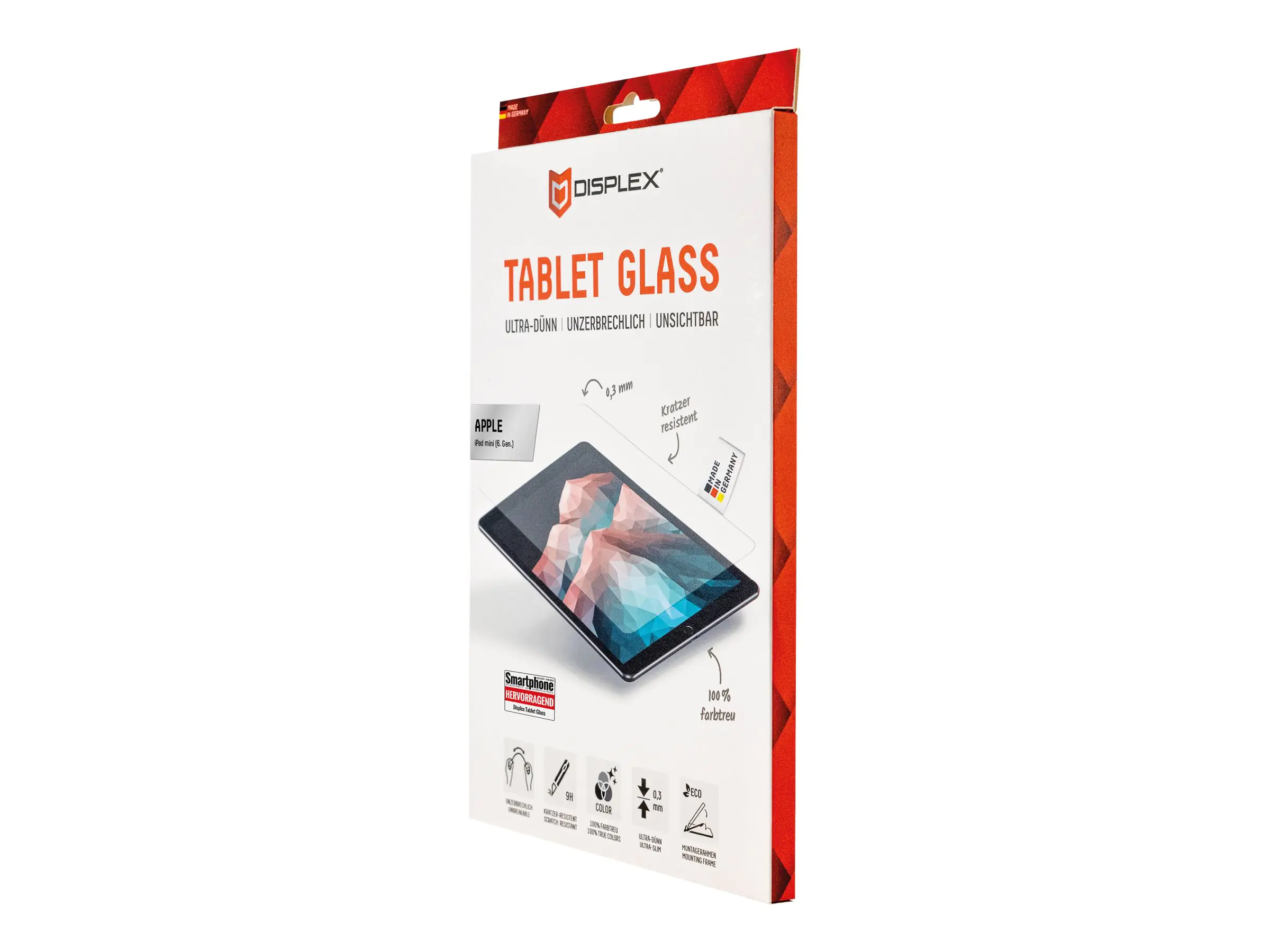 DISPLEX Tablet Glass - Bildschirmschutz für Tablet - Glas - 8.3" - für Apple iPad mini (6. Generation) 01552