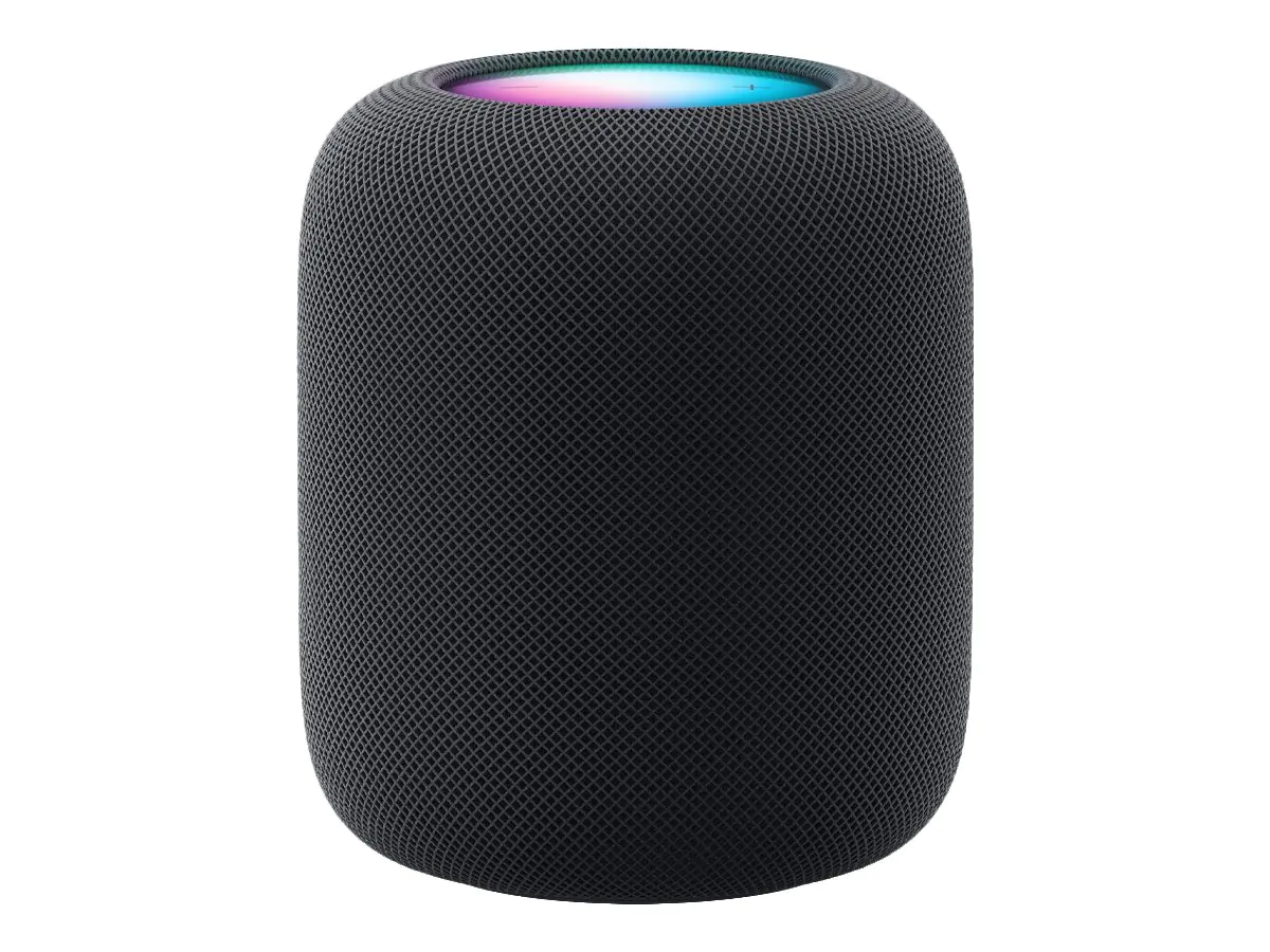 Apple HomePod (2nd generation) - Smart-Lautsprecher - Wi-Fi, Bluetooth - Midnight - für 10.5-inch iPad Air; 10.5-inch iPad Pro; 9.7-inch iPad; iPad mini 5; iPhone 8, X, XS