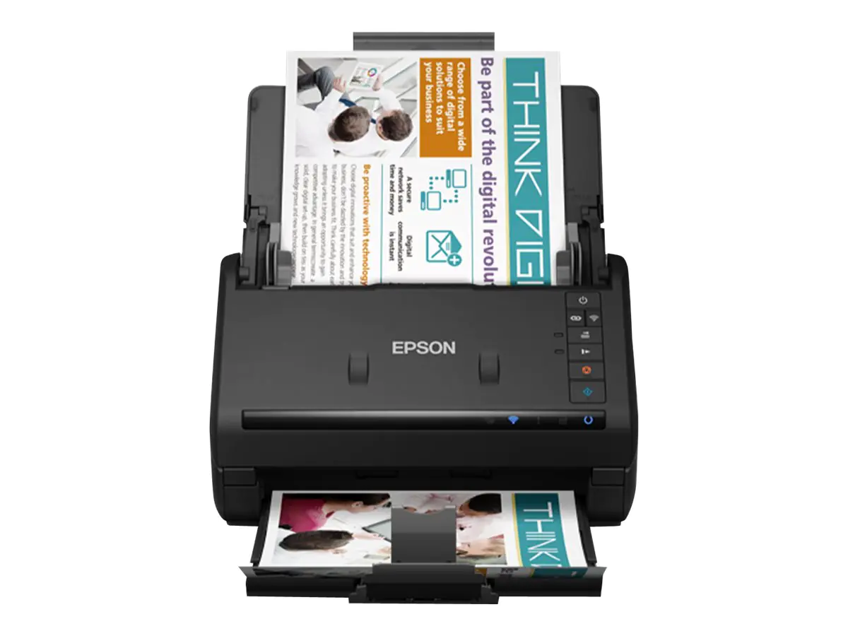 Epson WorkForce ES-500W II - Dokumentenscanner - Contact Image Sensor (CIS) - Duplex - 215.9 x 6069 mm - 600 dpi x 600 dpi - bis zu 35 Seiten/Min. (einfarbig) / bis zu 35 Seiten/Min. (Farbe) - automatischer Dokumenteneinzug (100 Blätter) - bis zu 4000 Sca