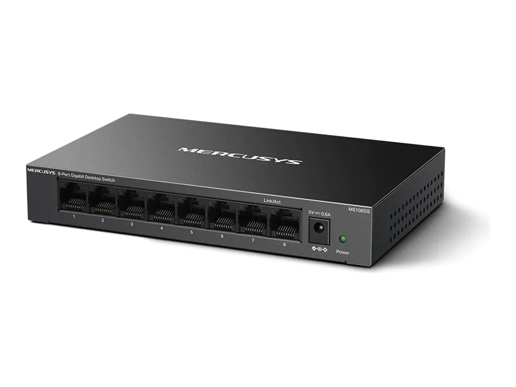 TP-LINK Switch MS108GS 8-Port Gigabit Steel Case - Switch - 1 Gbps
