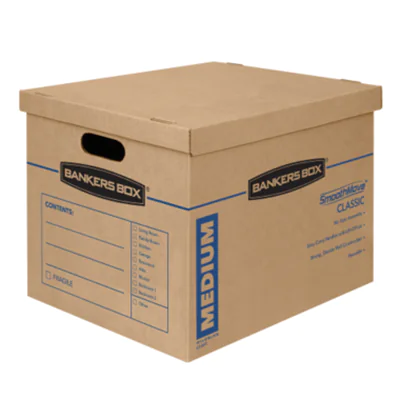 Bankers Box® Umzugskarton SmoothMoveT Classic 32,5 x 26 x 44,5 cm (B x H x T) Wellpappe braun